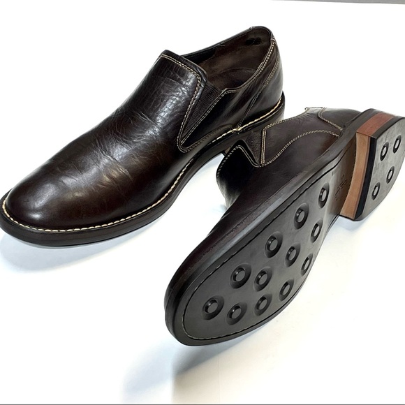 Cole Haan Other - Cole Haan Men’s Slip-On Shoes Dark Brown 12M C11855 Air Canton Stitched Leather